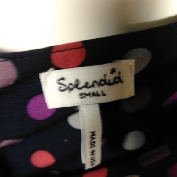 3/$30 Splendid Polka Dot Mini Shift Zip Back - Picture 6 of 8